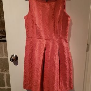 Orange/coral floral dress